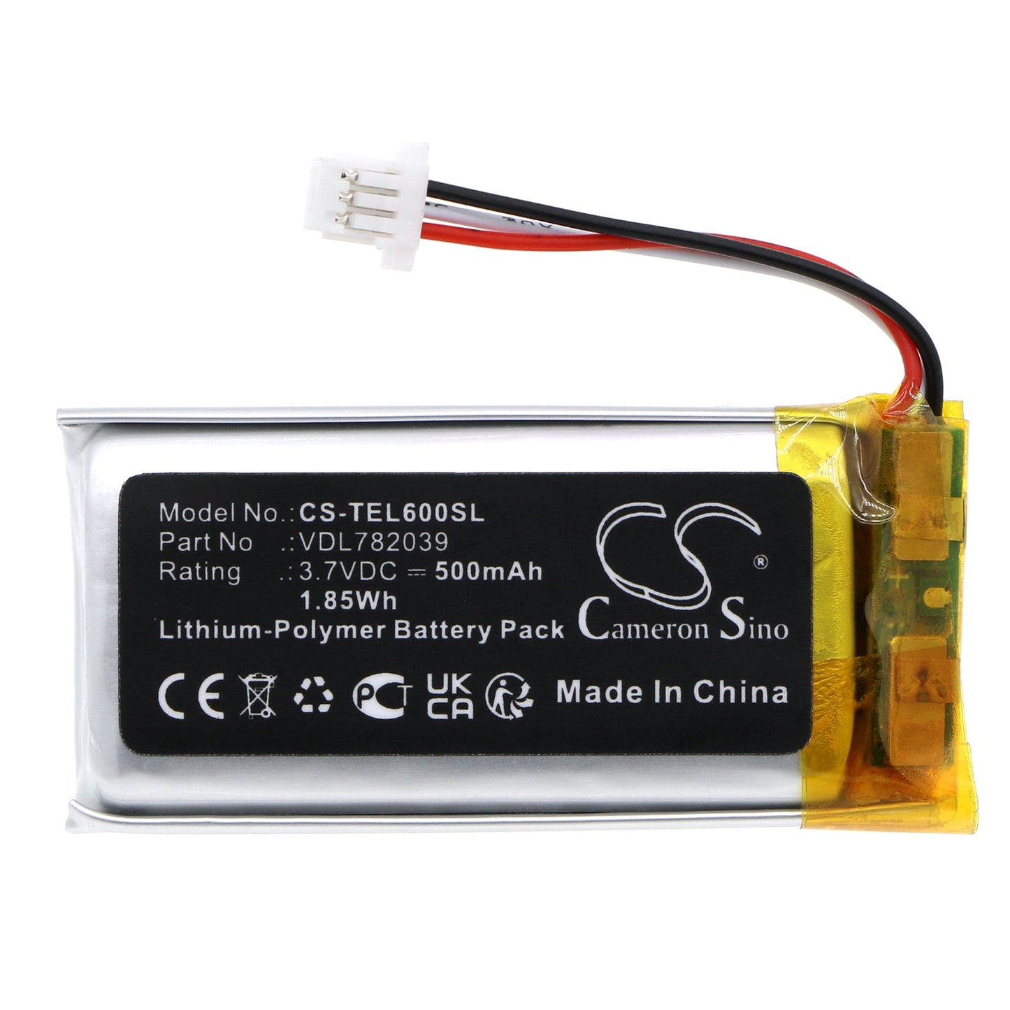 Replacement Battery for Turtle Beach Stealth 600 2Gen – Wireless Headset – 500mAh / 1.85Wh / 3.7V