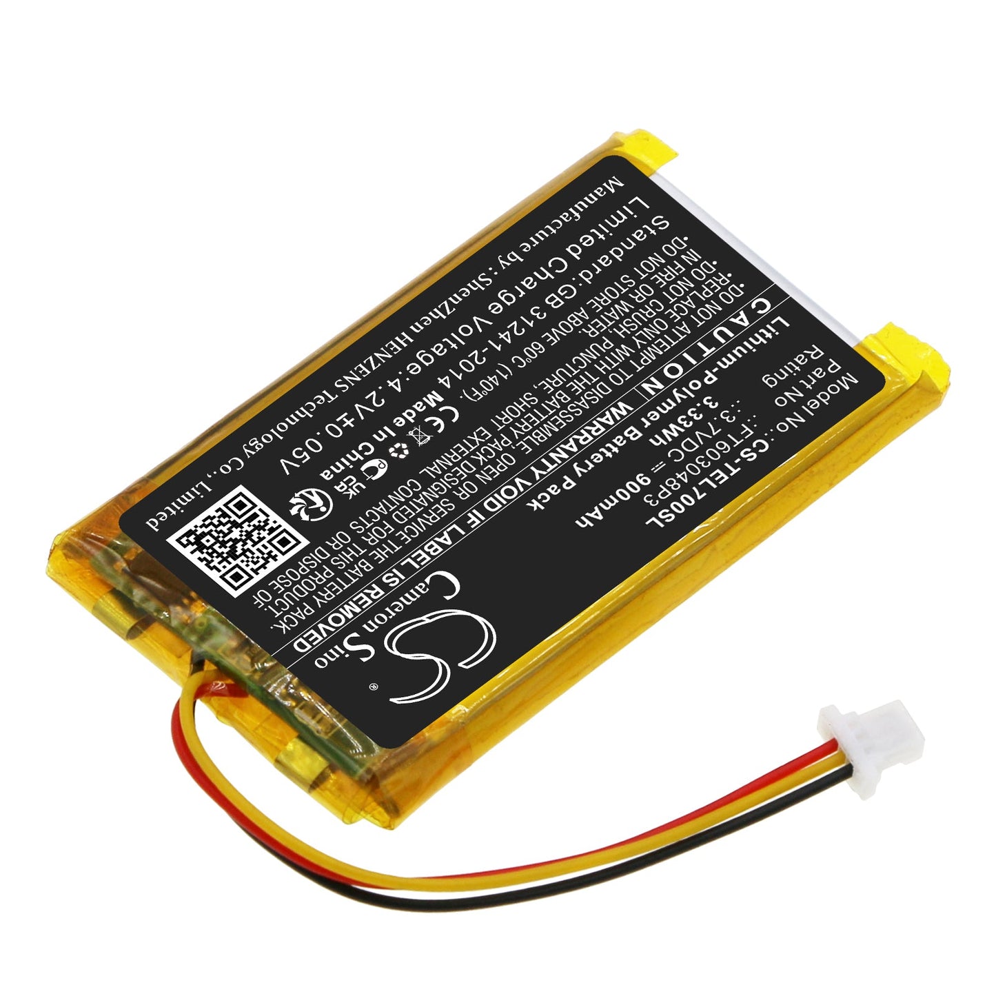 Replacement Battery for Creative Tactic 3D Rage 2.0 Wireless – Wireless Headset – 900mAh / 3.33Wh / 3.7V