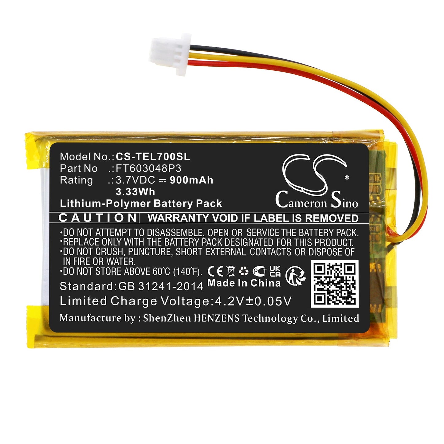 Replacement Battery for Creative Tactic 3D Rage 2.0 Wireless – Wireless Headset – 900mAh / 3.33Wh / 3.7V