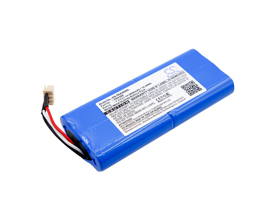 Replacement Battery for TDK  Life on Record A360 – Speaker – 2000mAh / 14.40Wh / 7.2V