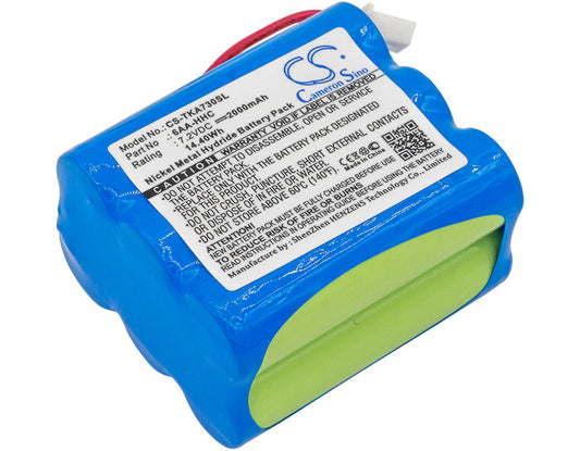 Replacement Battery for TDK  Life on Record A73 – Speaker – 2000mAh / 14.40Wh / 7.2V