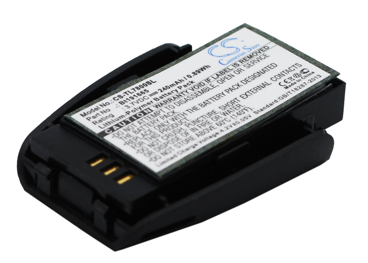 Replacement Battery for V TECH  VCS704 – Wireless Headset – 240mAh / 0.89Wh / 3.7V