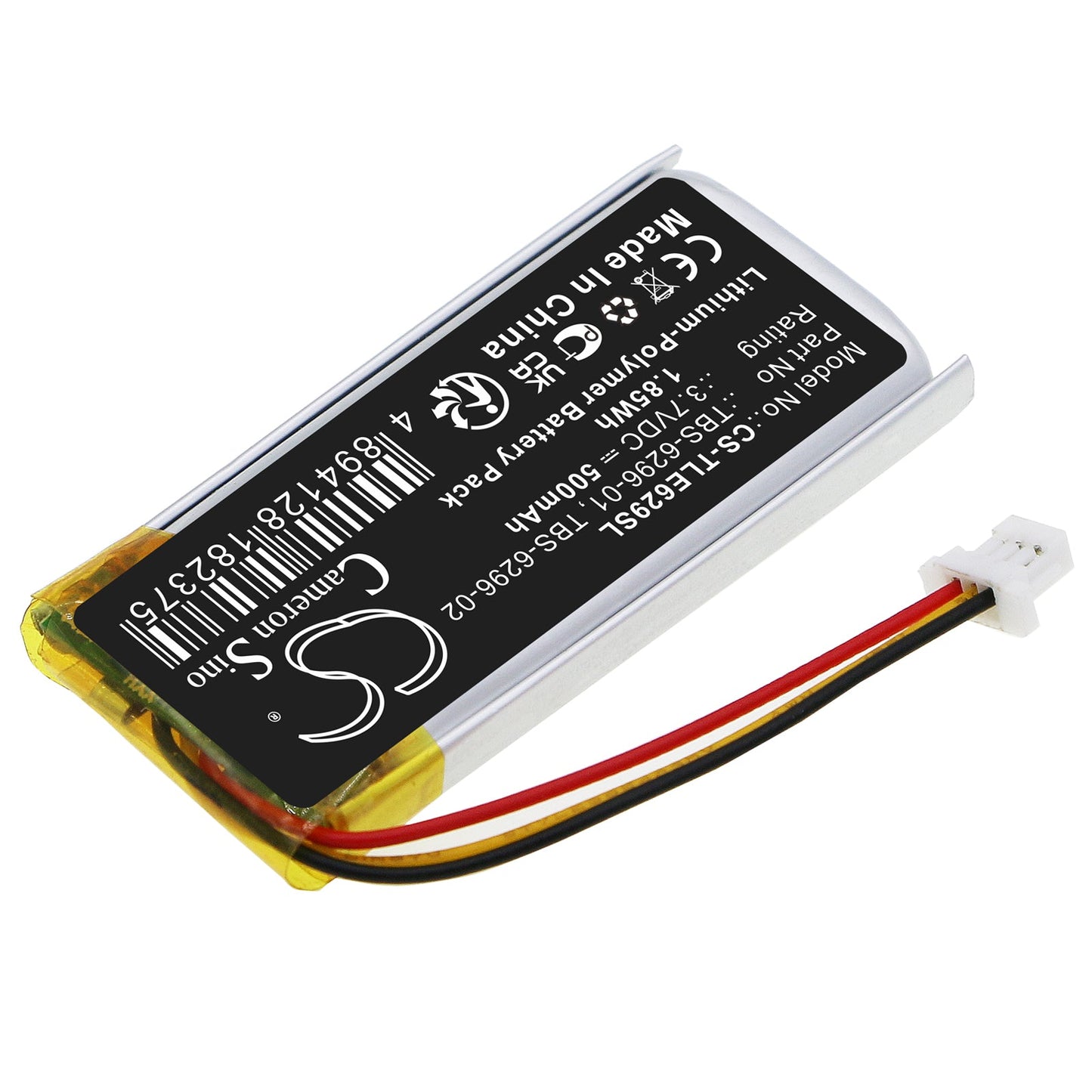 Replacement Battery for Turtle Beach  Elite Atlas Aero – Wireless Headset – 500mAh / 1.85Wh / 3.7V