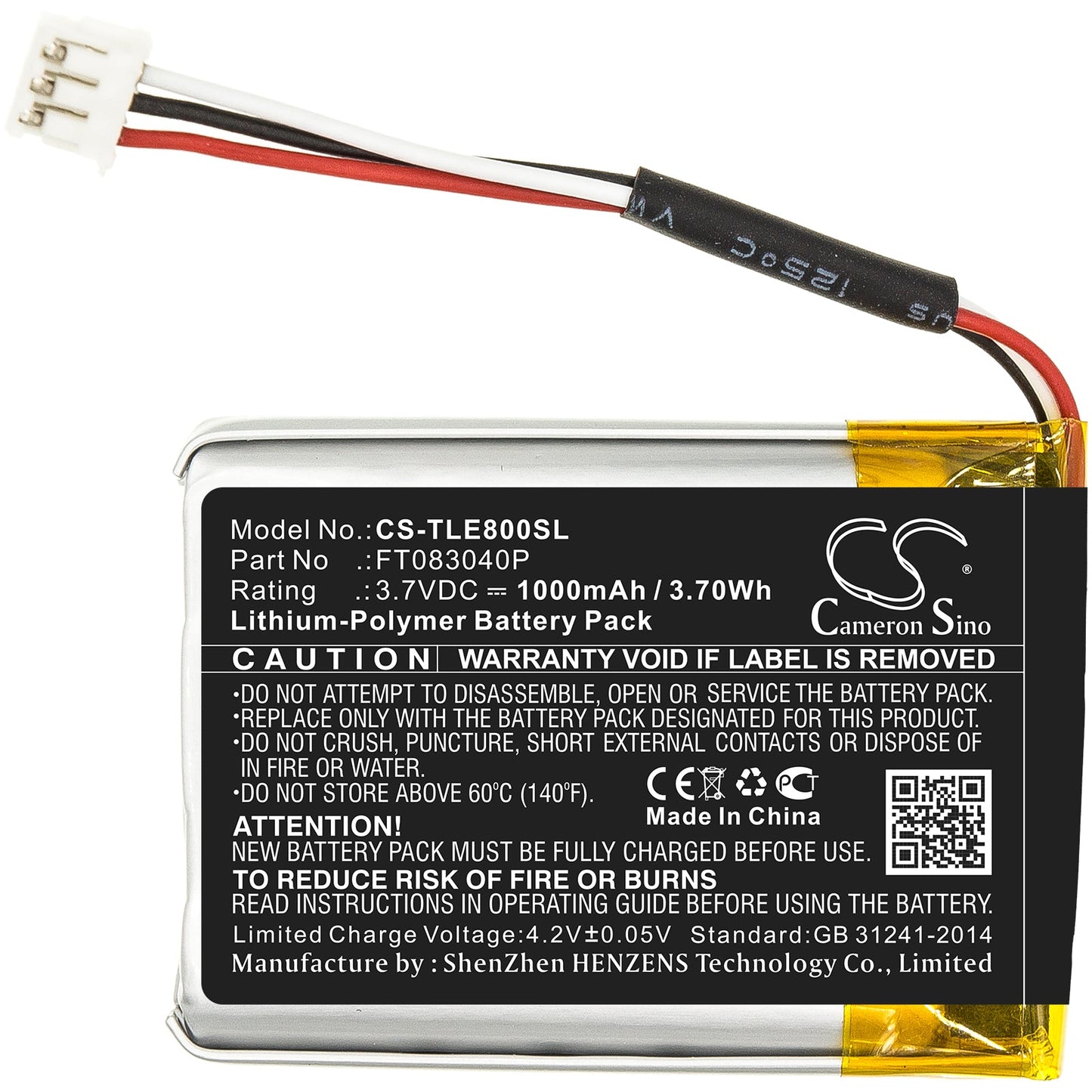 Replacement Battery for Turtle Beach  Elite 800 – Wireless Headset – 1000mAh / 3.70Wh / 3.7V