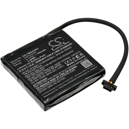 Replacement Battery for TomTom  4FB40 – GPS, Navigator – 700mAh / 2.59Wh / 3.7V