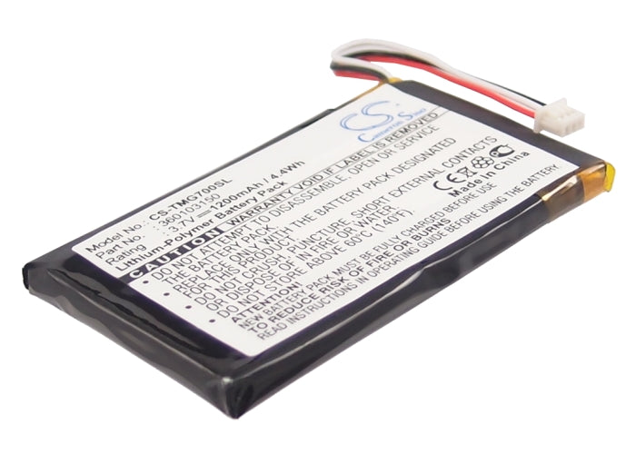 Replacement Battery for TomTom  Go 7000 – GPS, Navigator – 1200mAh / 3.7V
