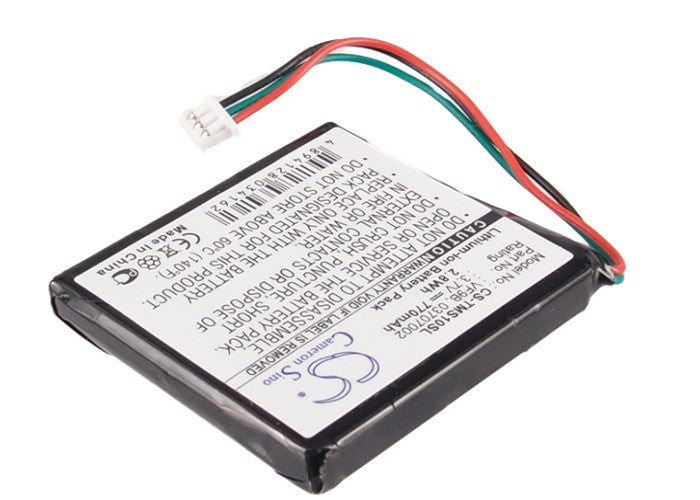 Replacement Battery for TomTom  1EX00 – GPS, Navigator – 770mAh / 2.85Wh / 3.7V