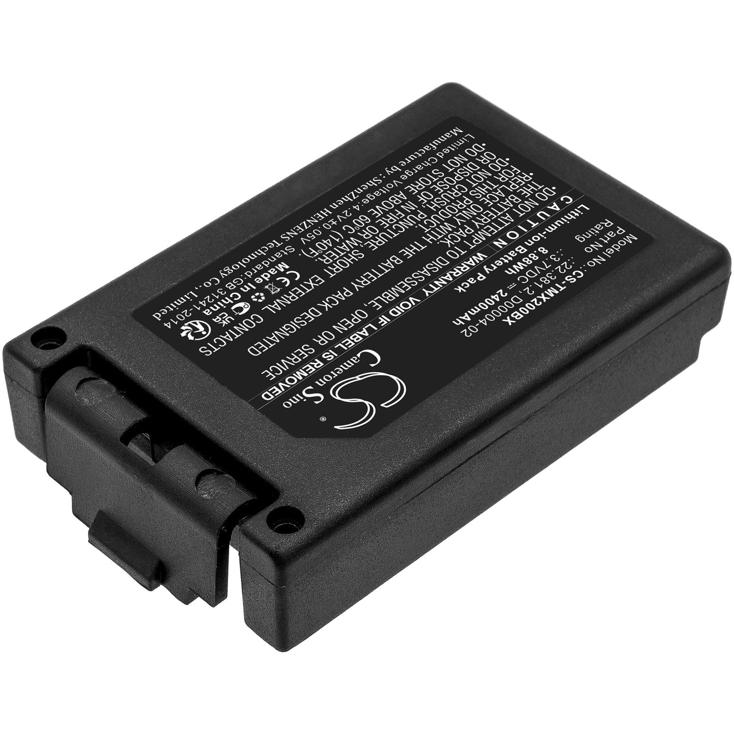 Replacement Battery for Teleradio TG-TXMNL – Crane Remote Control – 2400mAh / 8.88Wh / 3.7V