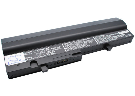Replacement Battery for Toshiba  Satellite N302 – Notebook, Laptop – 6600mAh / 10.8V