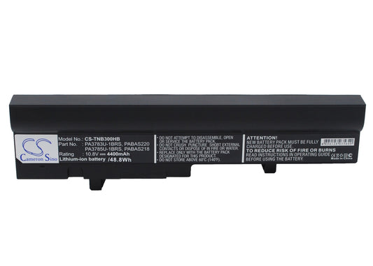 Replacement Battery for Toshiba  Satellite N302 – Notebook, Laptop – 4400mAh/47.52Wh / 10.8V