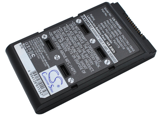 Replacement Battery for Toshiba  Portege A100 – Notebook, Laptop – 4400mAh / 10.8V