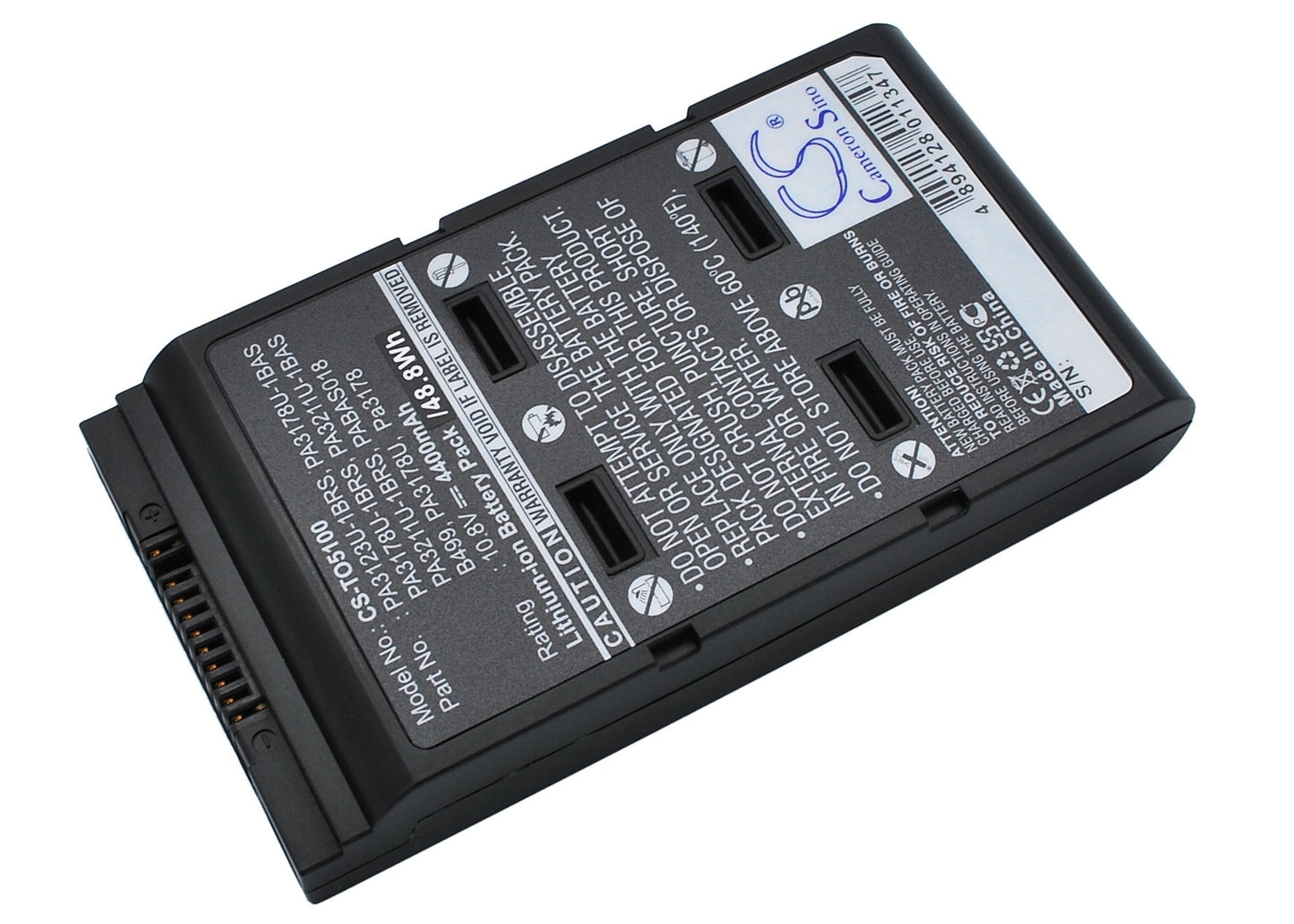 Replacement Battery for Toshiba  Portege A100 – Notebook, Laptop – 4400mAh / 10.8V