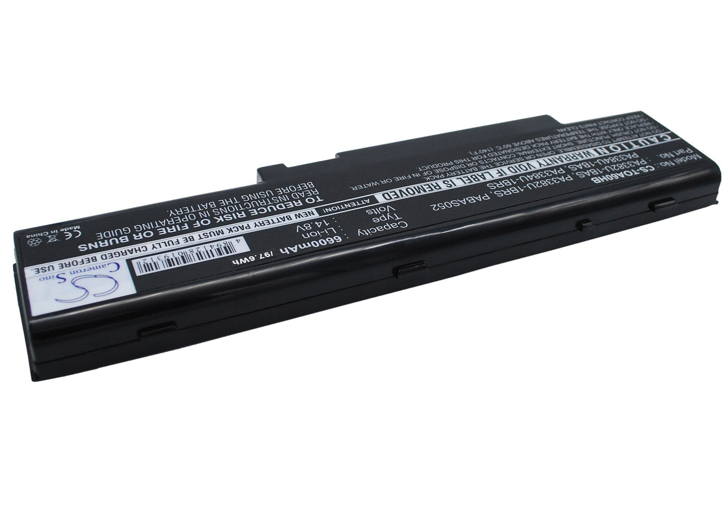 Replacement Battery for Toshiba  Dynabook AW2 – Notebook, Laptop – 6600mAh / 14.8V