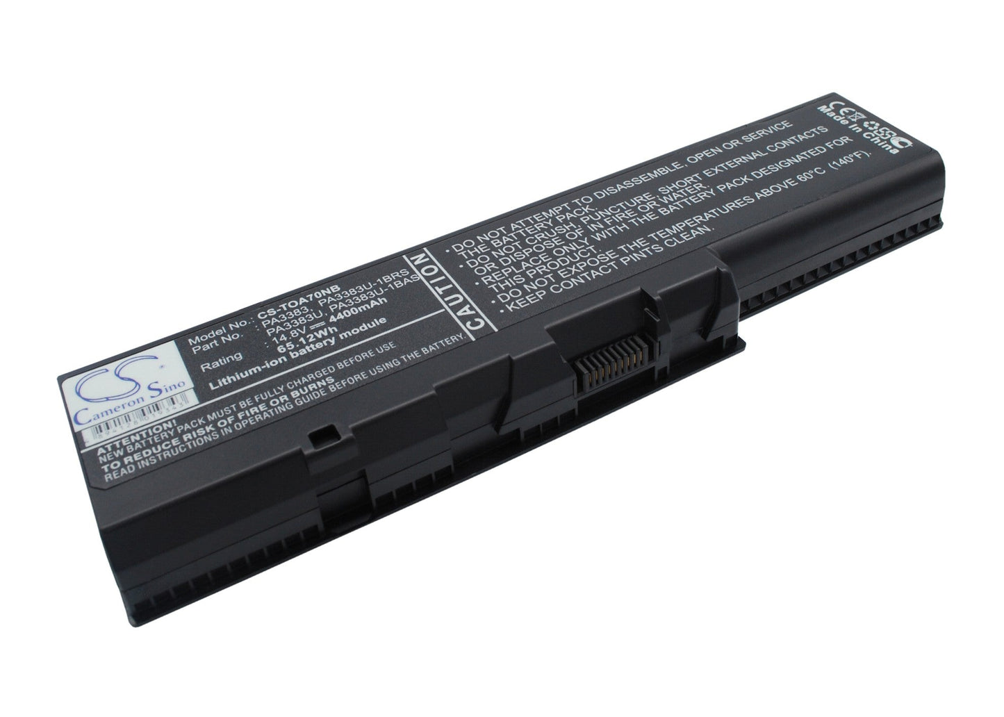 Replacement Battery for Toshiba  Satellite A70 – Notebook, Laptop – 4400mAh/65.12Wh / 14.8V