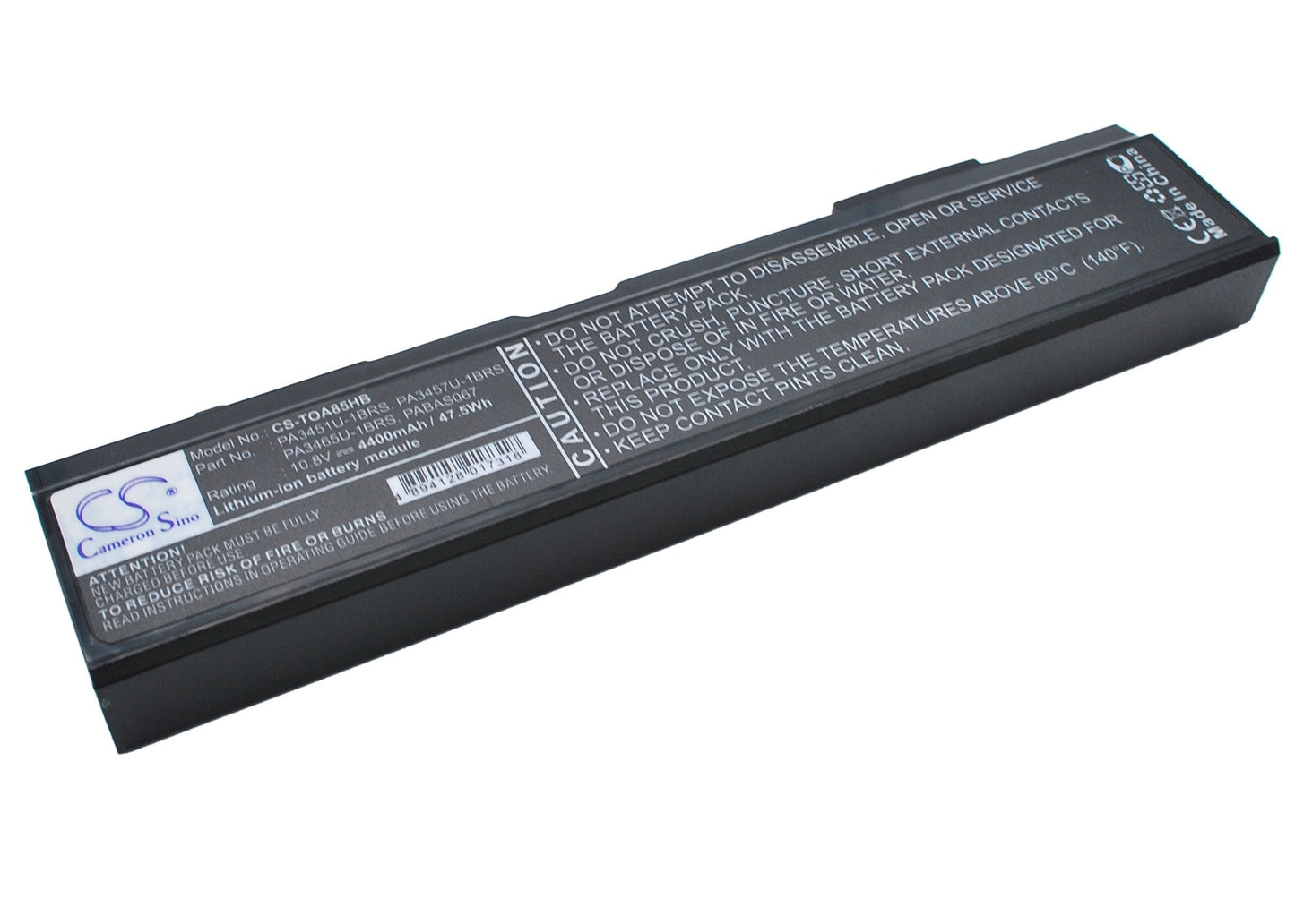 Replacement Battery for Toshiba  Dynabook AX/ 55A – Notebook, Laptop – 4400mAh / 10.8V