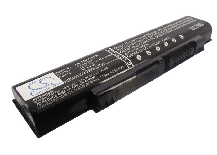 Replacement Battery for Toshiba Dynabook Qosmio T750 Dynabook Qosmio T750/T8A, Dynabook Qosmio T750/T8B, – Laptop – 4400mAh / 47.52Wh