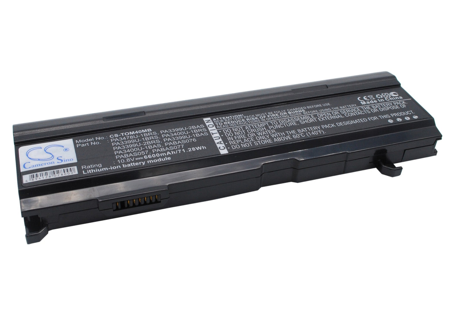 Replacement Battery for Toshiba  Dynabook CX/45A – Notebook, Laptop – 6600mAh / 10.8V