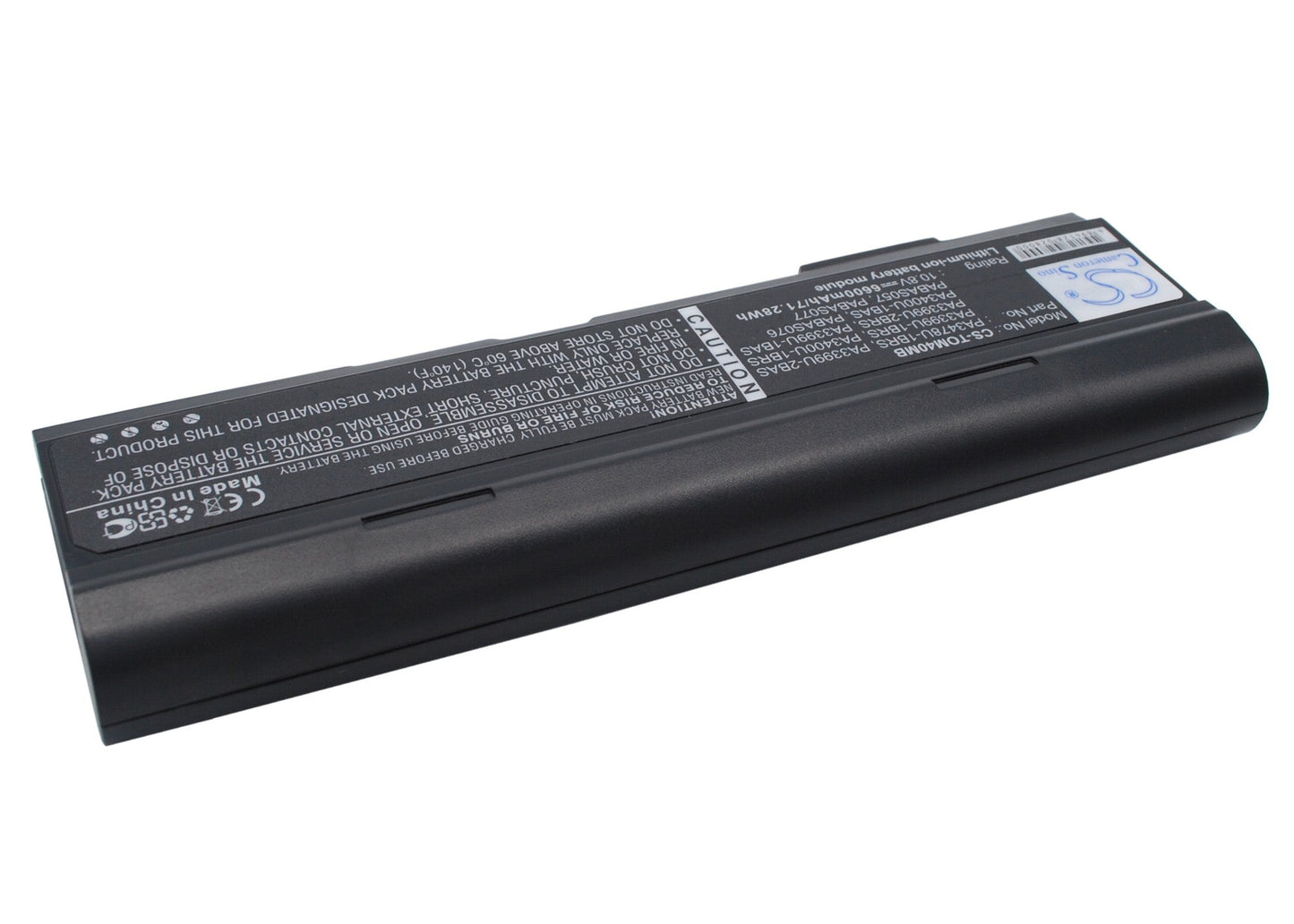 Replacement Battery for Toshiba  Dynabook CX/45A – Notebook, Laptop – 6600mAh / 10.8V