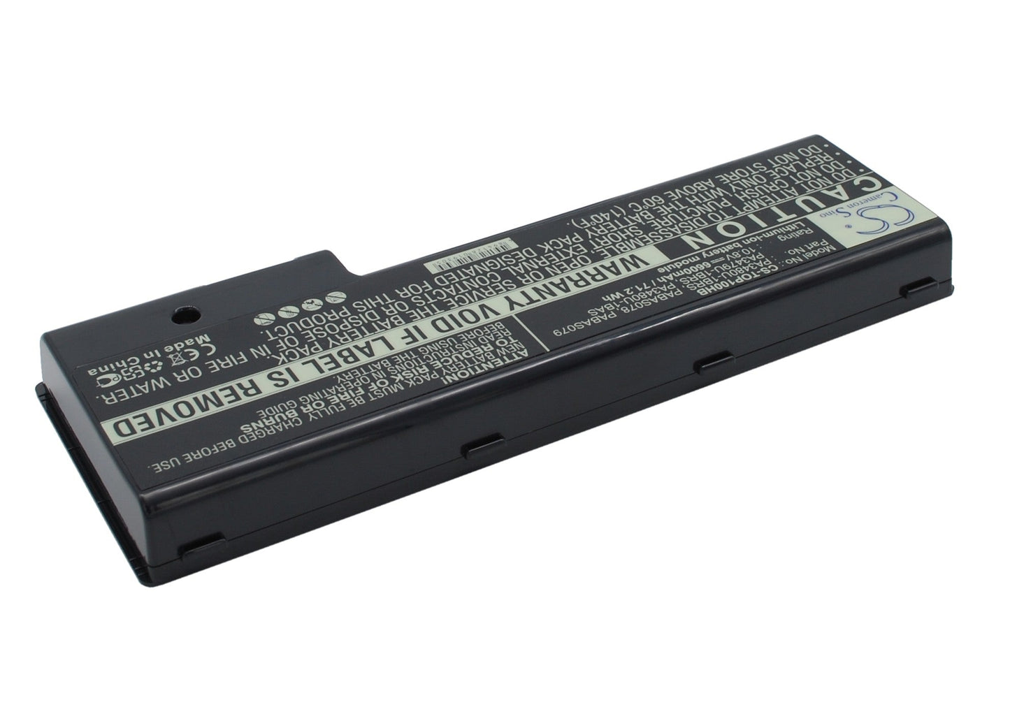 Replacement Battery for Toshiba  Satellite P100 Series – Notebook, Laptop – 6600mAh / 10.8V