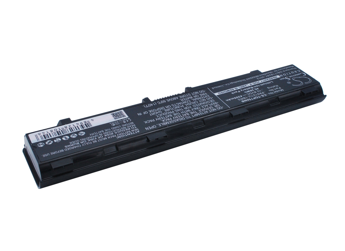 Replacement Battery for Toshiba  Satellite P70 – Notebook, Laptop – 4200mAh / 45.36Wh / 10.8V
