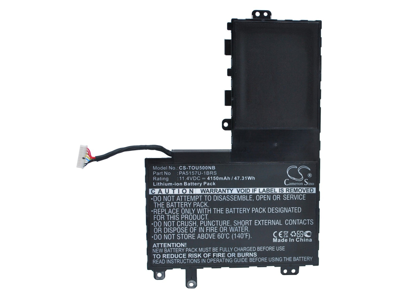 Replacement Battery for Toshiba  M40-A – Notebook, Laptop – 4150mAh / 47.31Wh / 11.4V