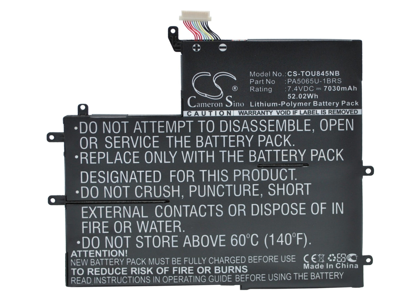 Replacement Battery for Toshiba  Satellite U845W – Notebook, Laptop – 7030mAh / 52.02Wh / 7.4V