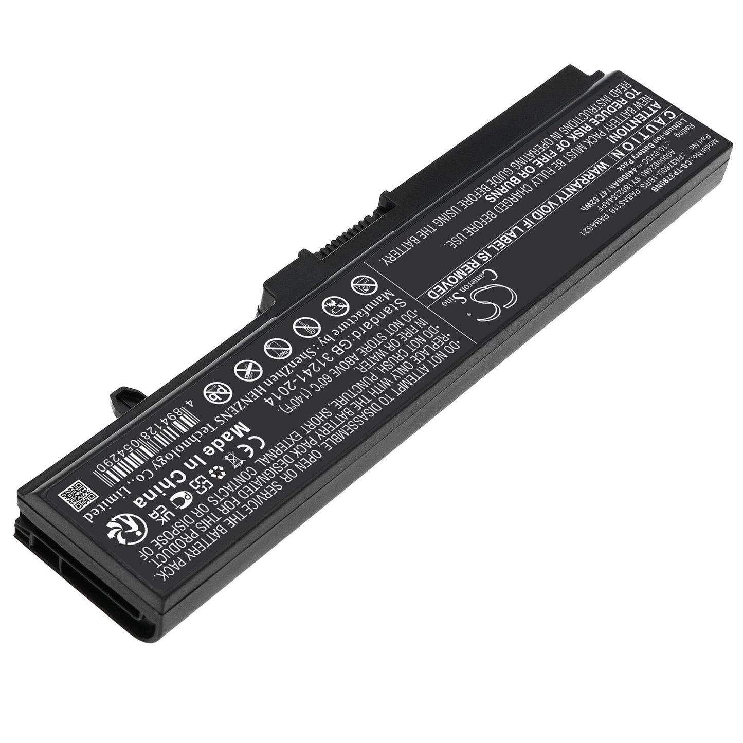 Replacement Battery for Toshiba  Portege T110 – Notebook, Laptop – 4400mAh / 10.8V