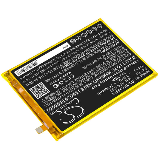 Replacement Battery for TP-Link  Neffos C9 – Mobile, SmartPhone – 3650mAh / 13.87Wh / 3.8V