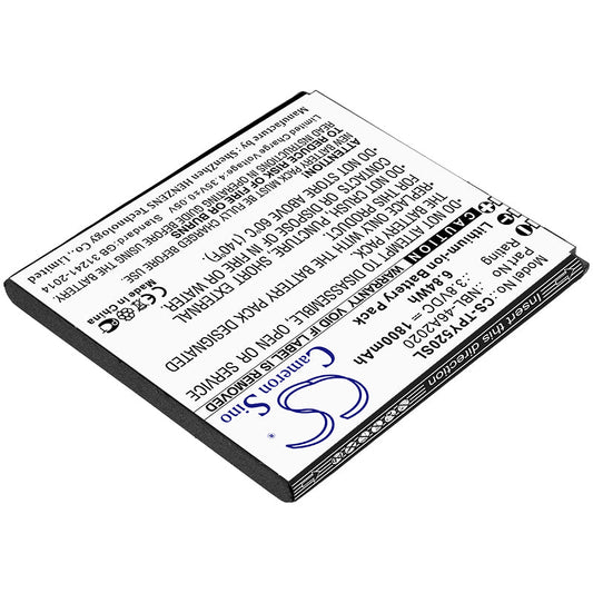 Replacement Battery for TP-Link  Neffos Y5L – Mobile, SmartPhone – 1800mAh / 6.84Wh / 3.8V
