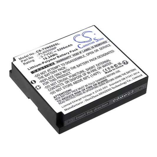 Replacement Battery for TwoNav  Aventura – GPS, Navigator – 5200mAh / 19.24Wh / 3.7V