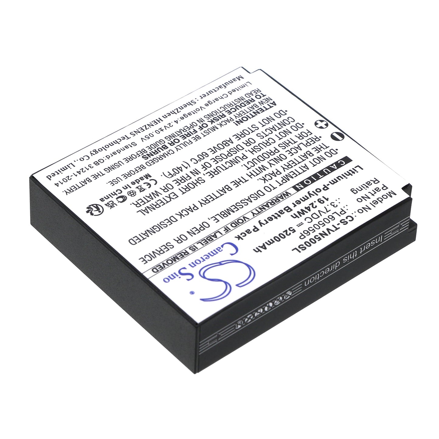 Replacement Battery for TwoNav  Aventura – GPS, Navigator – 5200mAh / 19.24Wh / 3.7V