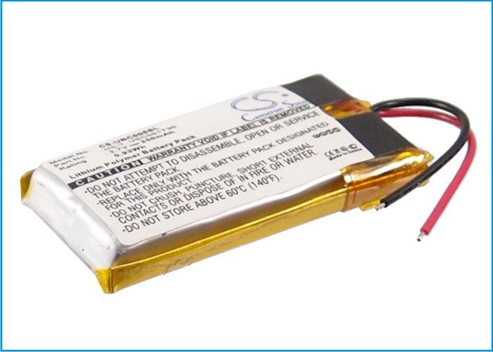 Replacement Battery for Ultralife  UBC005 – Wireless Headset – 250mAh / 3.7V