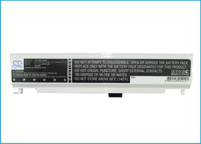 Replacement Battery for Uniwill E10 – Notebook, Laptop – 4400mAh / 11.1V