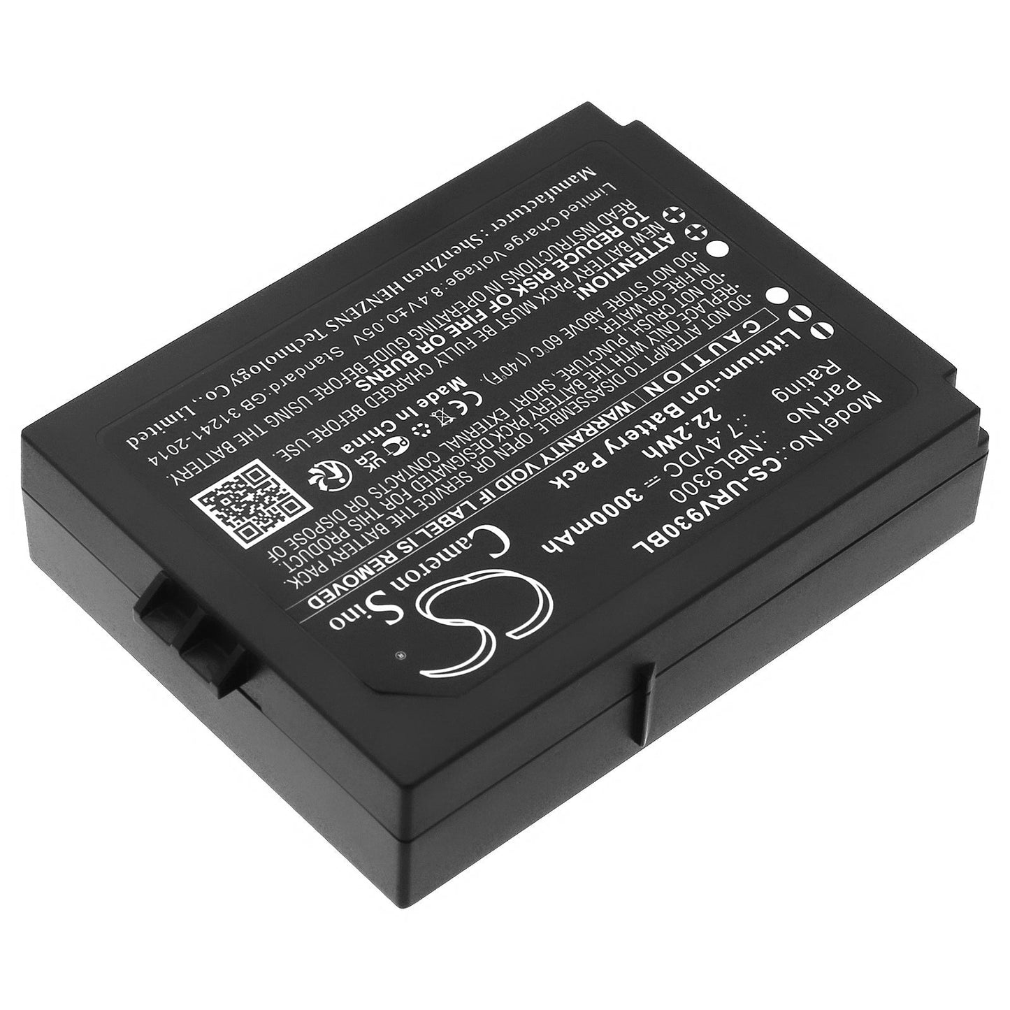 Replacement Battery for Urovo  NBL9300 – Barcode Scanner – 3000mAh / 22.2Wh / 7.4V