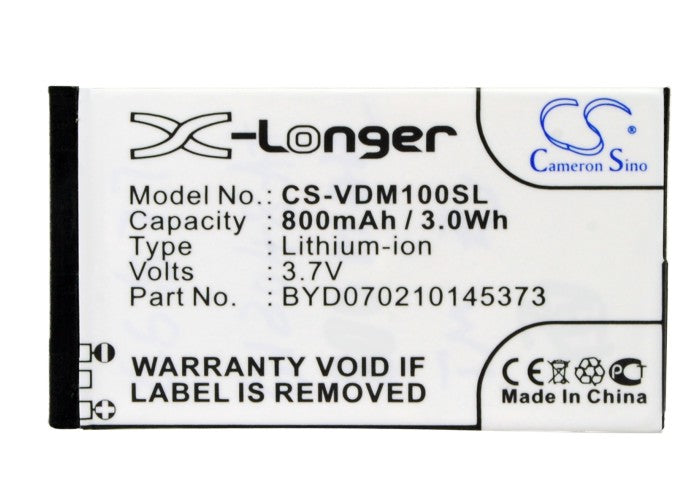 Replacement Battery for Vodafone D100 – Mobile, SmartPhone – 800mAh / 3.7V