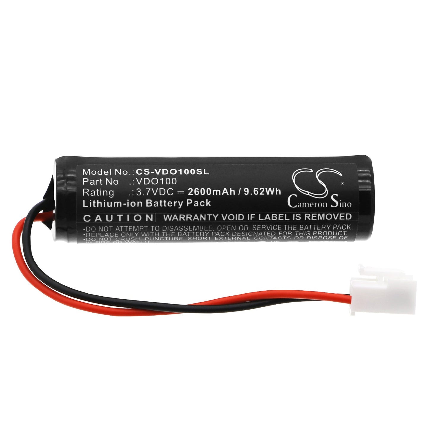 Replacement Battery for VDO  Autodiagnos Check Plug & Play  – Diagnostic Scanner – 2600mAh / 9.62Wh / 3.7V