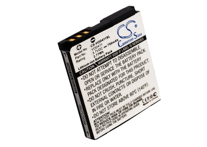 Replacement Battery for Vodafone 411 – Mobile, SmartPhone – 750mAh / 3.7V