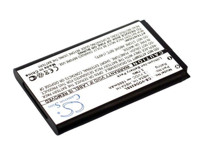 Replacement Battery for Vodafone V625 – Mobile, SmartPhone – 1000mAh / 3.7Wh / 3.7V