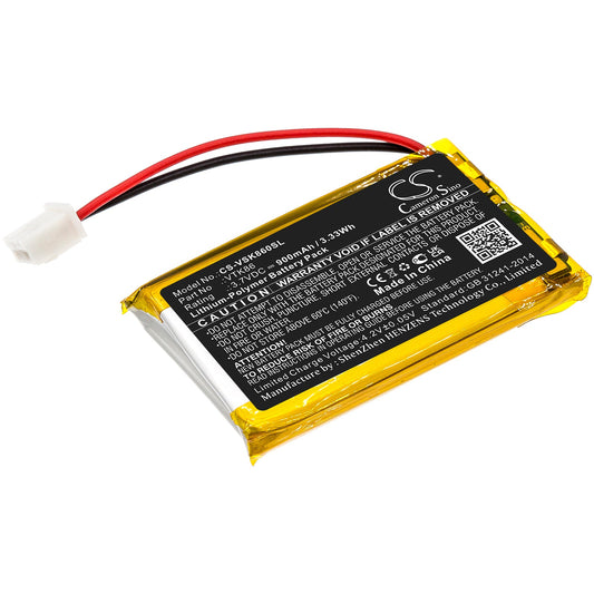 Replacement Battery for Velocitek  Shift – GPS, Navigator – 900mAh / 3.33Wh / 3.7V