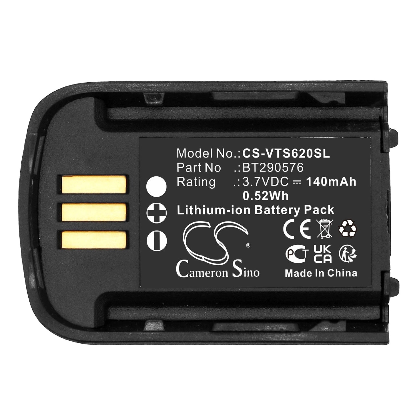 Replacement Battery for VTech iS6200 – Wireless Headset – 140mAh / 0.52Wh / 3.7V