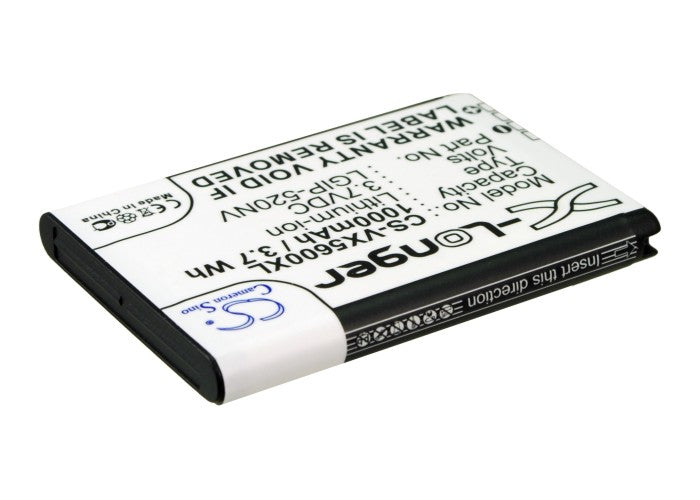 Replacement Battery for Verizon  Cosmos Touch VN270 – Mobile, SmartPhone – 1000mAh / 3.7V
