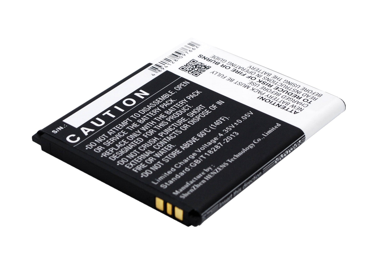 Replacement Battery for Wiko 9261 – Mobile, SmartPhone – 2100mAh / 7.98Wh / 3.8V