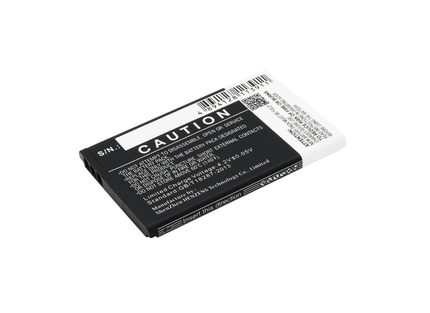Replacement Battery for Wiko DuElle – Mobile, SmartPhone – 900mAh / 3.33Wh / 3.7V