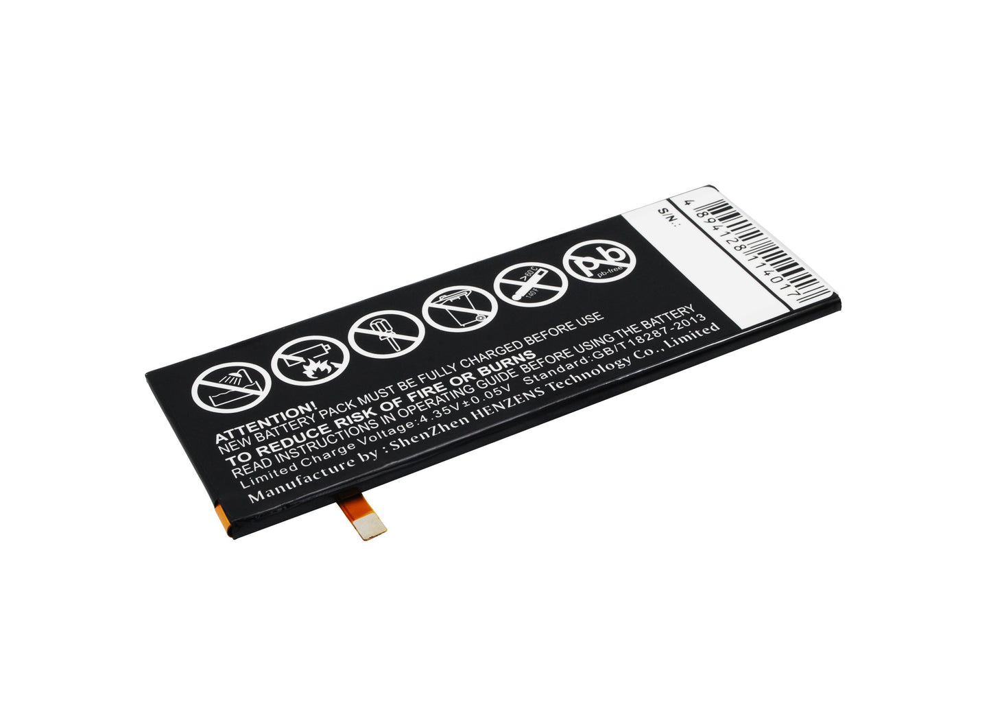 Replacement Battery for Wiko Highway Star – Mobile, SmartPhone – 2300mAh / 8.74Wh / 3.8V