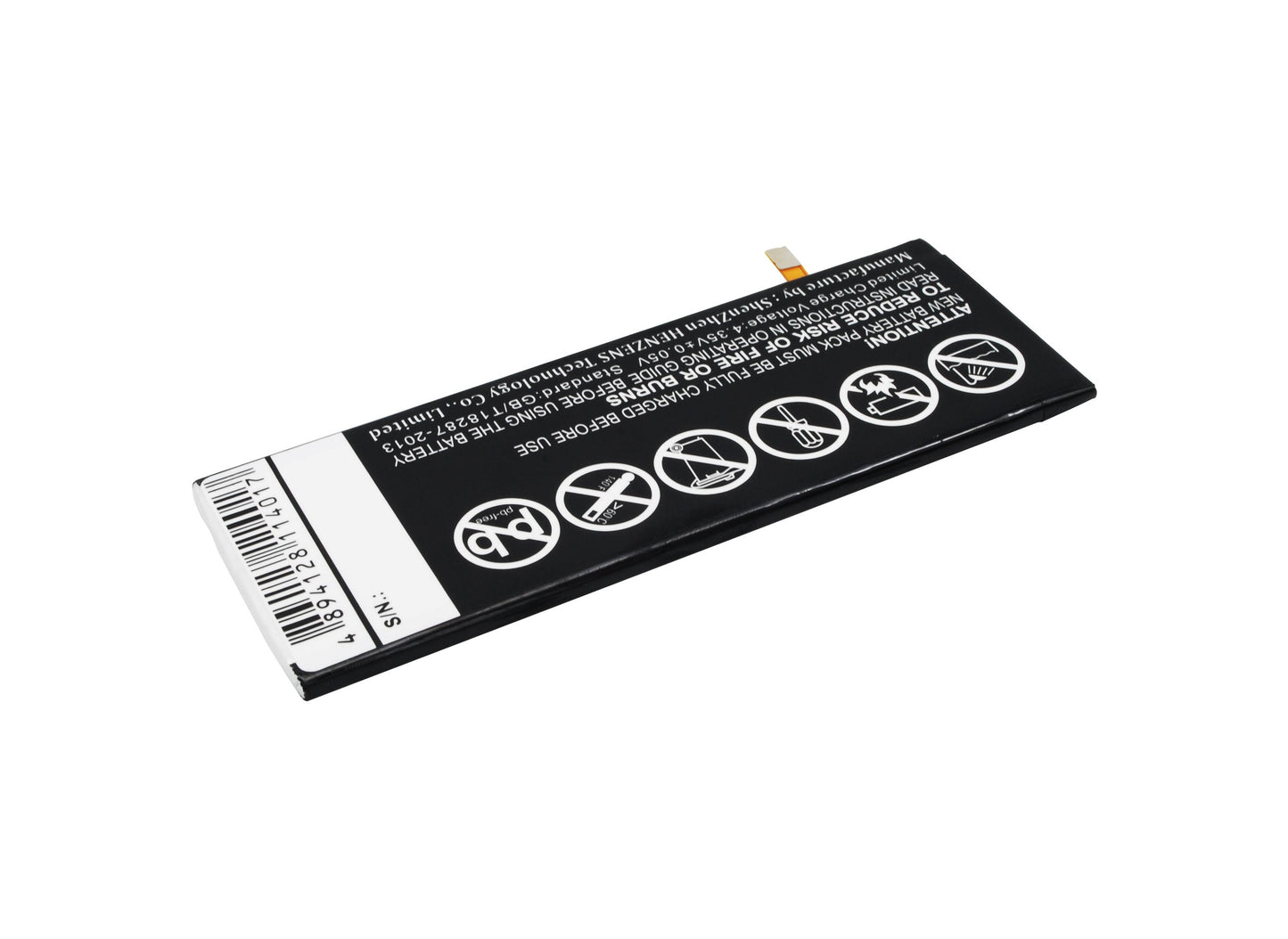 Replacement Battery for Wiko Highway Star – Mobile, SmartPhone – 2300mAh / 8.74Wh / 3.8V