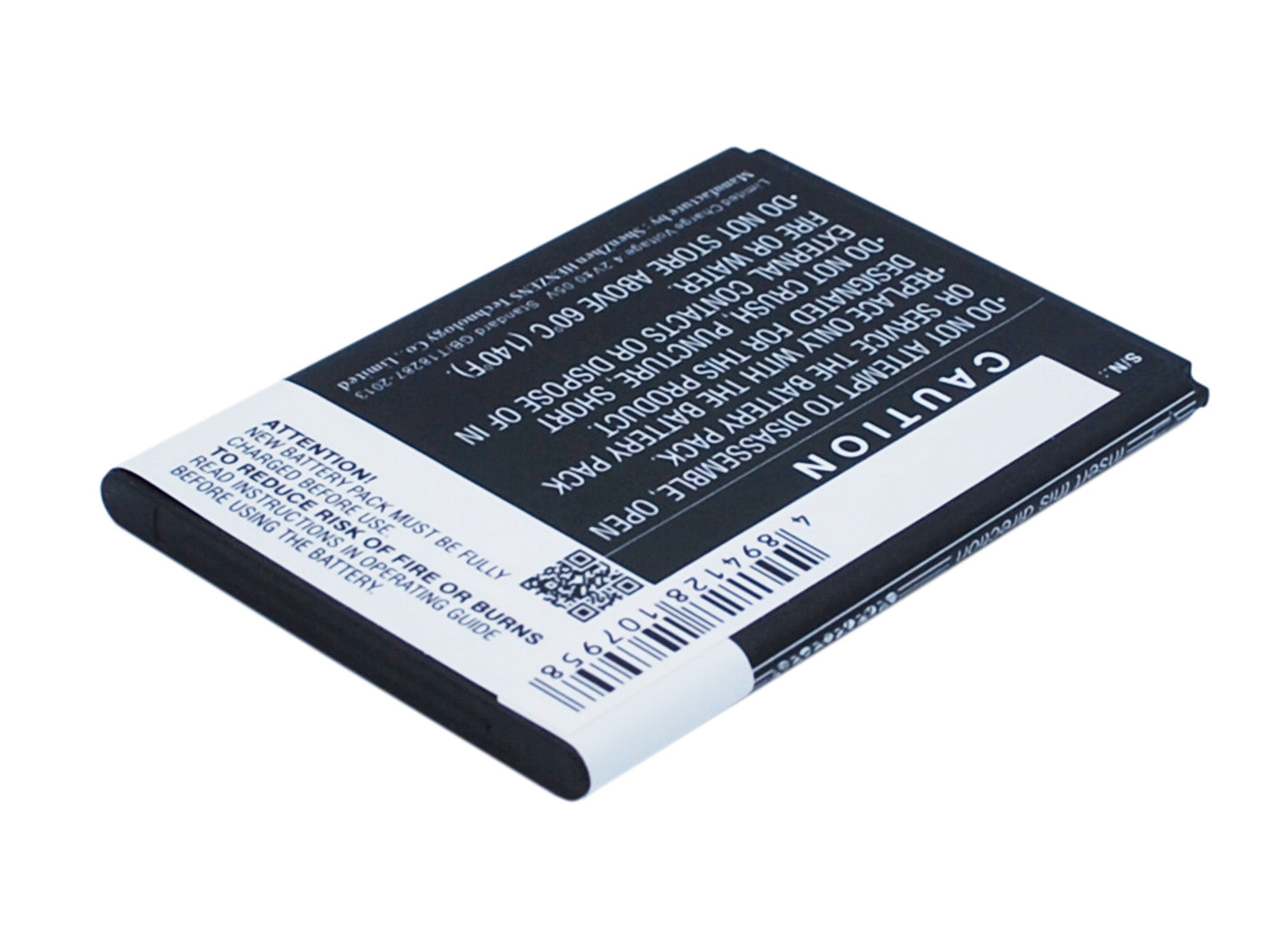 Replacement Battery for Wiko Jimmy – Mobile, SmartPhone – 1700mAh / 6.29Wh / 3.7V
