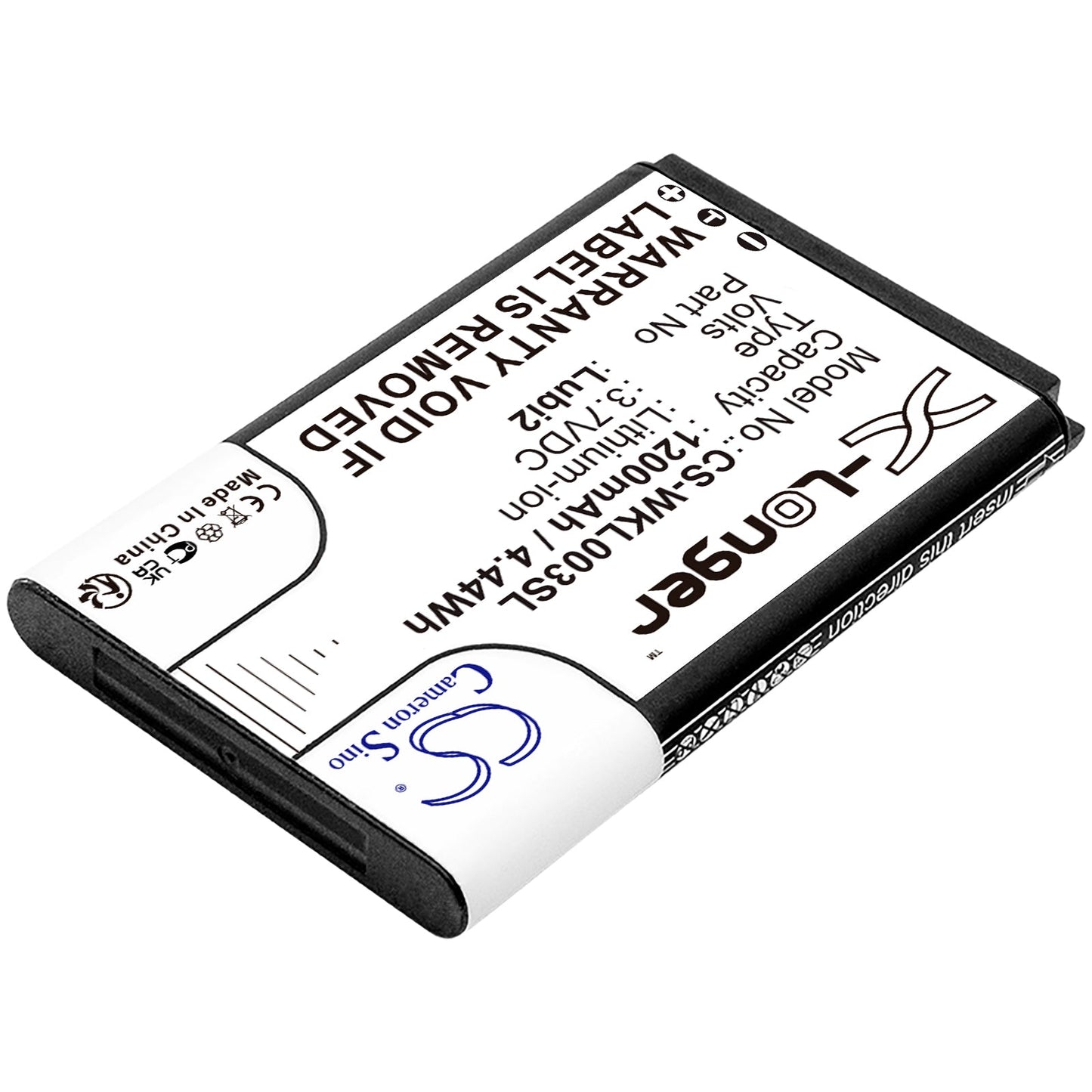 Replacement Battery for WINNER WG1 – Mobile, SmartPhone – 1200mAh / 4.44Wh / 3.7V