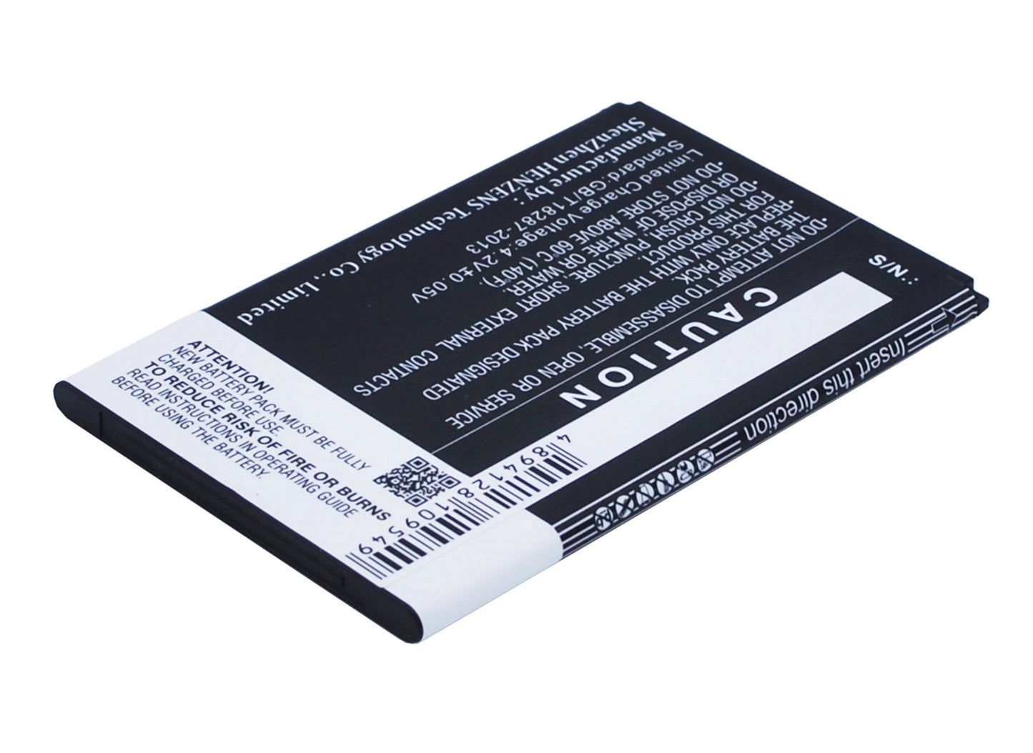 Replacement Battery for Wiko LENNY 2 – Mobile, SmartPhone – 1800mAh / 6.66Wh / 3.7V