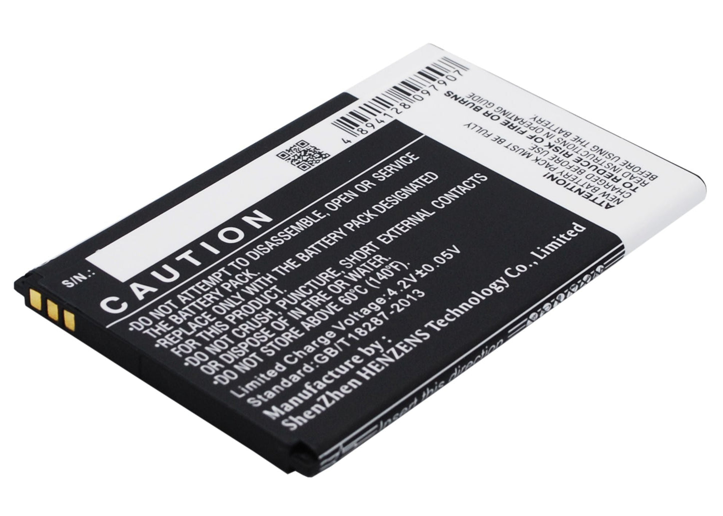 Replacement Battery for Wiko B0386126 – Mobile, SmartPhone – 1800mAh / 6.66Wh / 3.7V