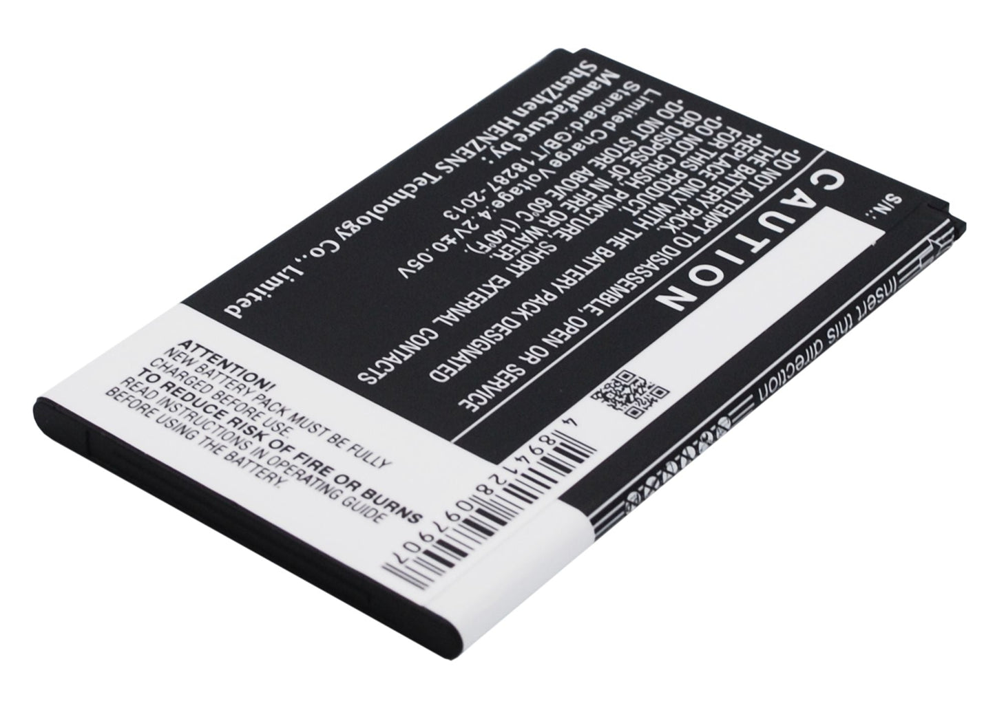 Replacement Battery for Wiko B0386126 – Mobile, SmartPhone – 1800mAh / 6.66Wh / 3.7V